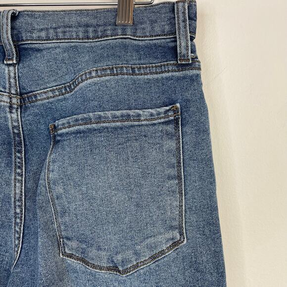 Evereve The Ever Trouser High Waist Wide Leg Cropped Stretch Jeans womens 29 - Picture 10 of 15